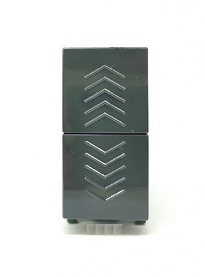Doppio Pulsante 622N/Vmr-Pln Nero