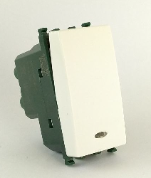 Interruttore Spia 661B/Vmr Bianco