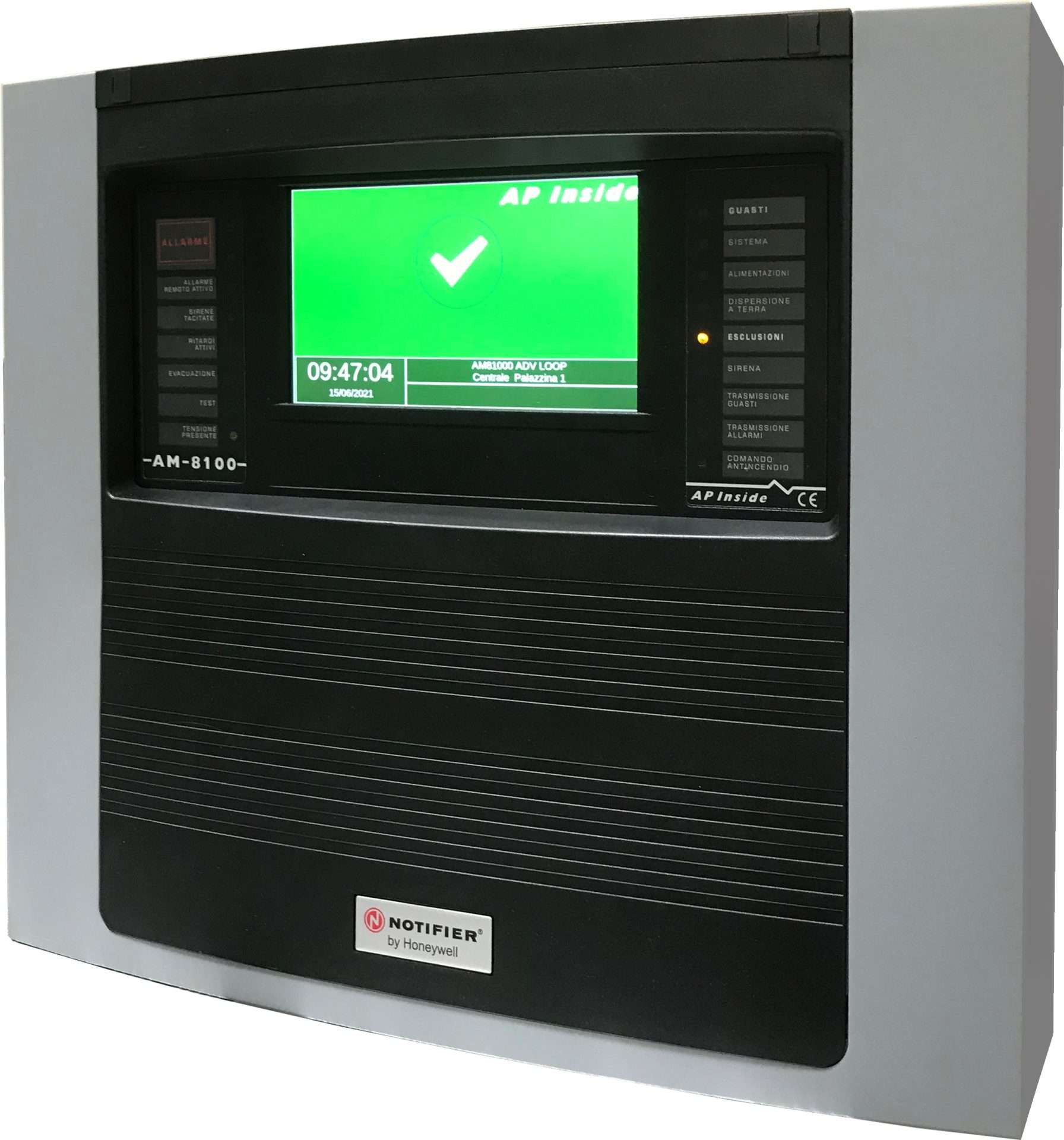 Sistema indirizzabile a 1 loop con protocollo Advanced