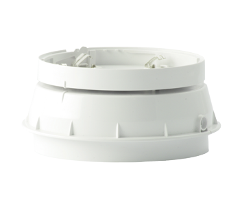Base di colore bianco con sirena elettronica indirizzabile.