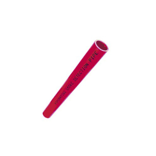 Tubo in ABS di colore rosso.