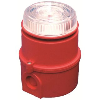Combinazione di luce flash a LED e segnalatore acustico 100 dB