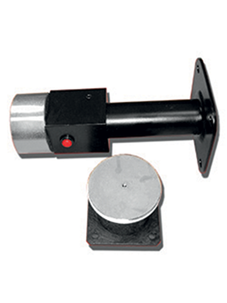 Fermo elettromagnetico con tubo distanziale e testa girevole