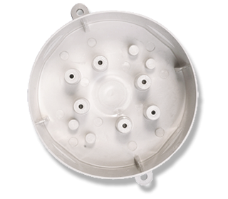 Cappuccio antiacqua bianco per base B501 bianca.