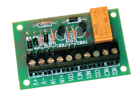 Scheda interfaccia 1 relè doppio scambio 12V2A - MINIMO ORDINE 4 PZ.