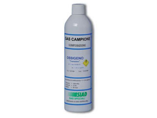 Bombola gas monouso da 1 litro per test dei rivelatori.