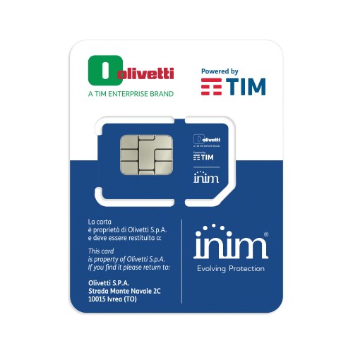 SIM Card INIM (DATI SMS E VOCE) UTILIZZABILE CON TUTTI I MODULI GSM