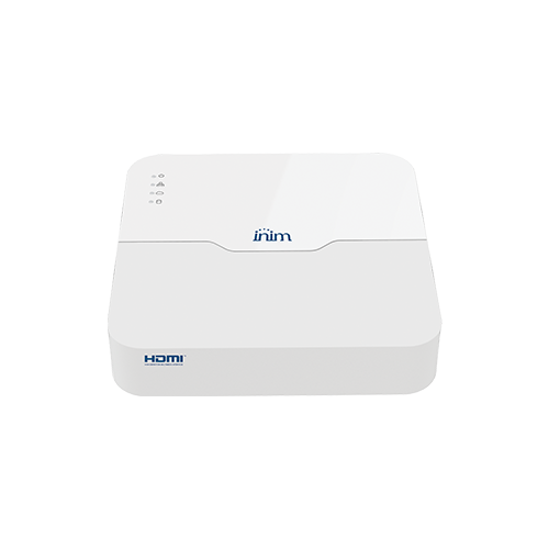 Network Video Recorder 4 canali IP con switch 4 PoE integrato