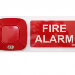 Pannello in plexiglas di segnalazione 'ALLARME INCENDIO'
