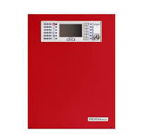 Centrale rivelazione incendio analogica indirizzata colore rosso.
