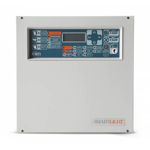 Centrale rivelazione incendio analogica indirizzata Smartlight.