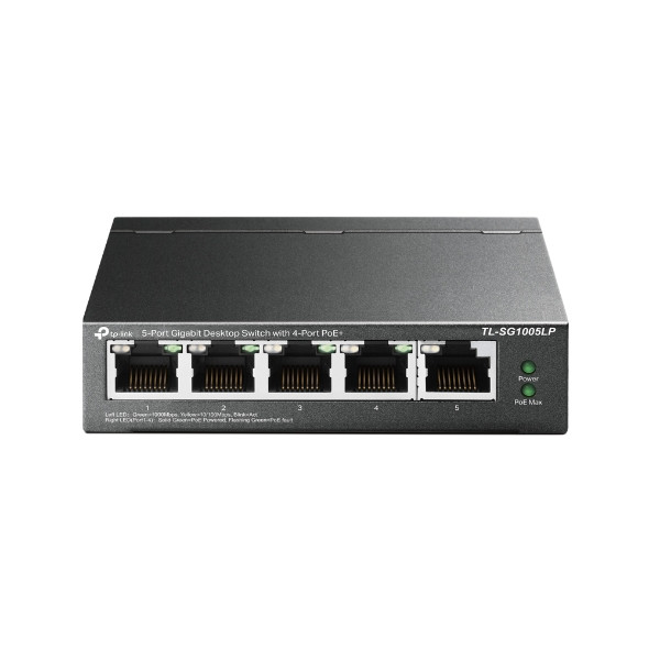 5-Port Gigabit Desktop Switch with 4-Port PoE+