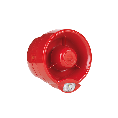 Sirena Wireless bi direzionale serie FireVibes. Colore bianco.