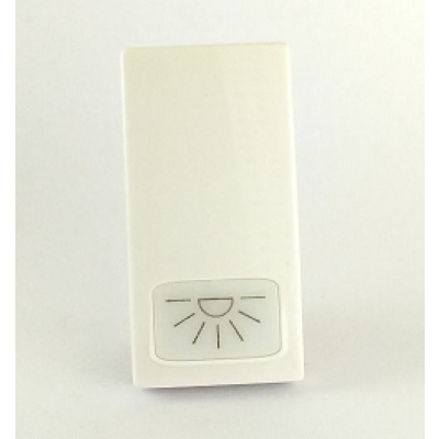 Cover Pulsante Luce 671B/Vmr Bianco