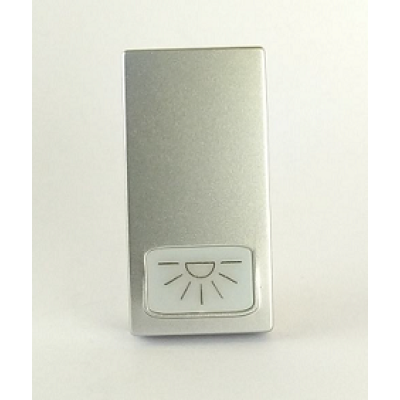 Cover Pulsante Luce 671A/Vmr Allumin