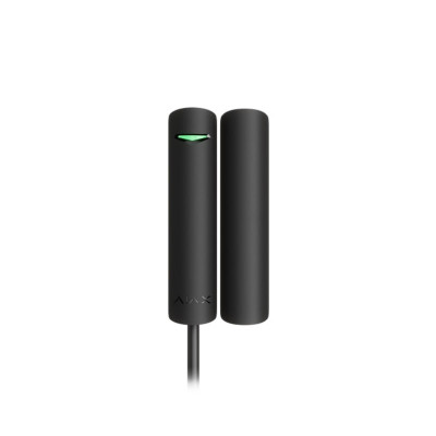 Rilevatore di apertura wireless con sensori d'urto e inclinazione - nero