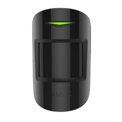 RIVELATORE PIR 12MT SENZA FILI NERO