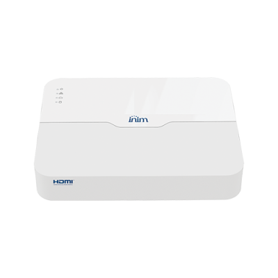 Network Video Recorder 8 canali IP con switch 8 PoE integrato