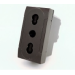 Presa Bivalente (10A/16A-250V) 2P+T