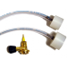 Staffa in acciaio inox per fissaggio rivelatori ATEX standard.