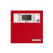 Centrale rivelazione incendio contenitore rosso.
