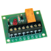 Scheda interfaccia relè 12V 1A con con relè a 2 scambi. MIN ORDINE 4 PZ