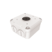 Box di giunzione per Bullet camera, 104x104x55,5mm (BxHxP)